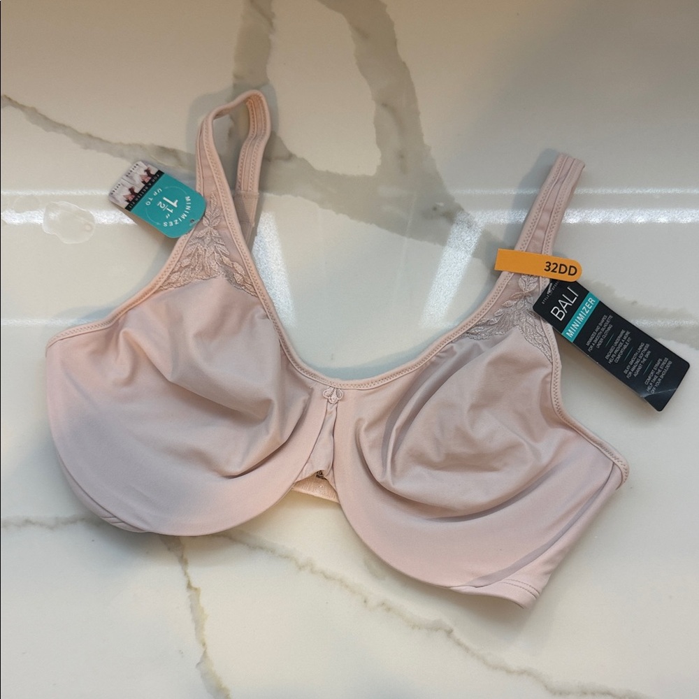 Bali Nude Pink Underwire Minimizer Bra